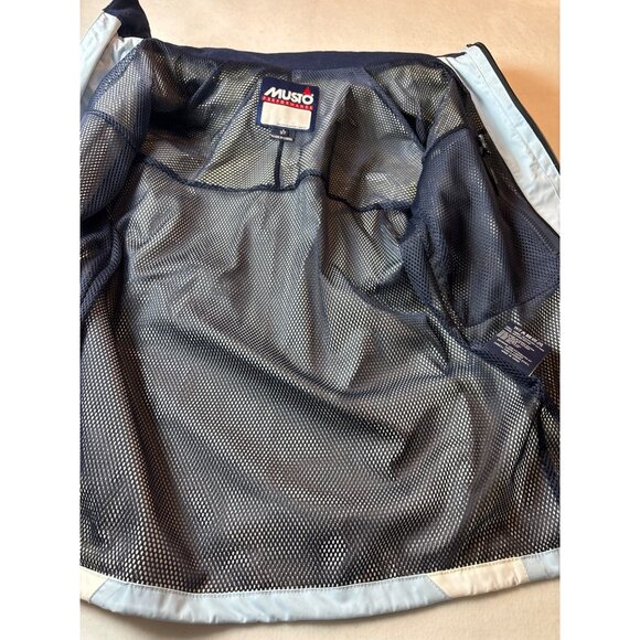 Musto Performance Light Blue Hooded Jacket With Zipper Pockets us4 - Picture 12 of 14